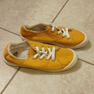 Yellow Roxy Jellypop Sneakers